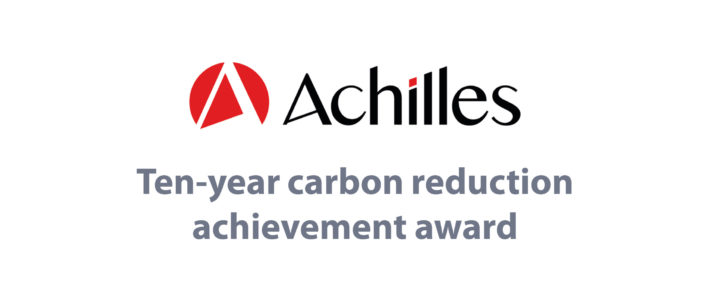 OnSite achieves Achilles ten-year carbon reduction achievement award